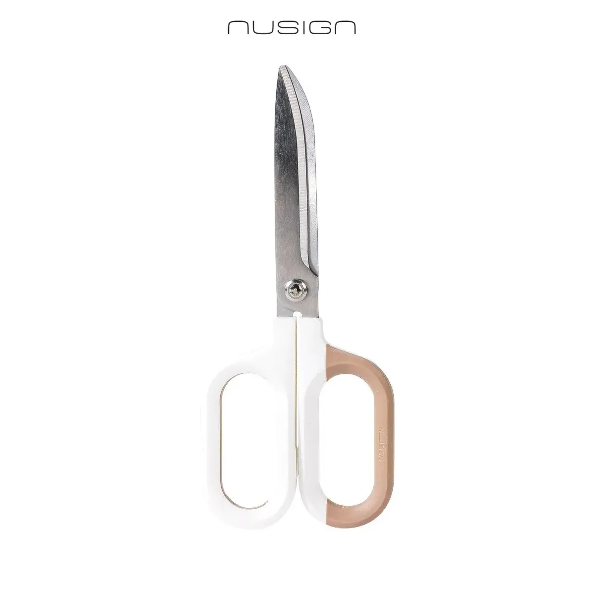 Ножица Nusign Classic ENS055, 180 мм, симетрични дръжки, бяла