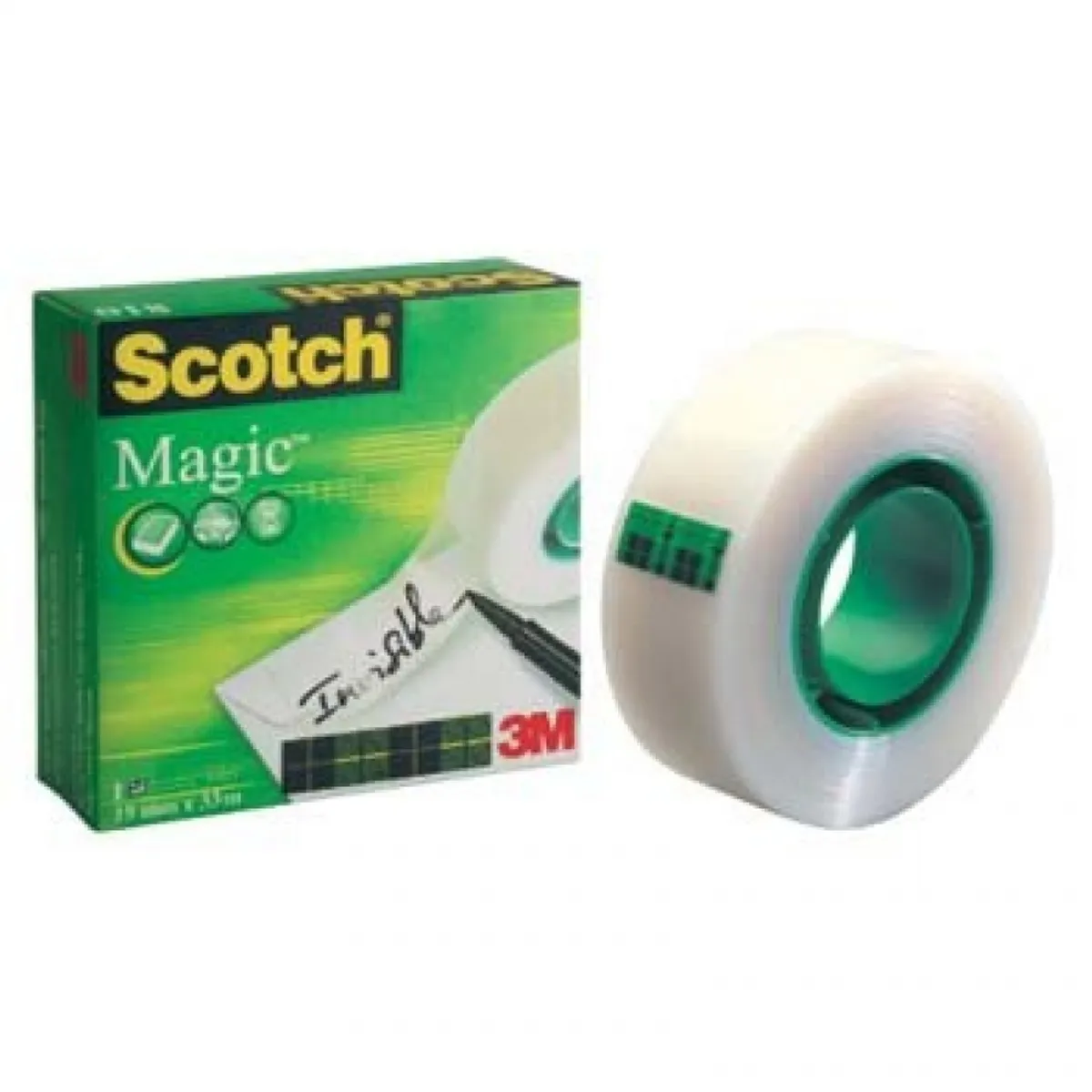 Матово тиксо Scotch Magic 810, 19 мм х 33 м, невидимо