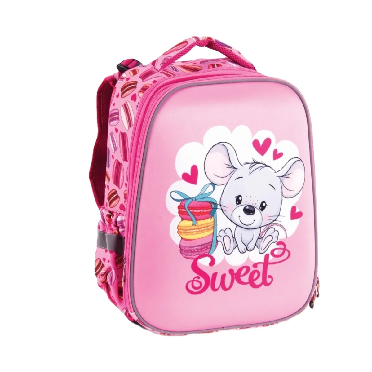 Ученическа раница PULSE Anatomic Cube Happy Mouse , 2 отделения