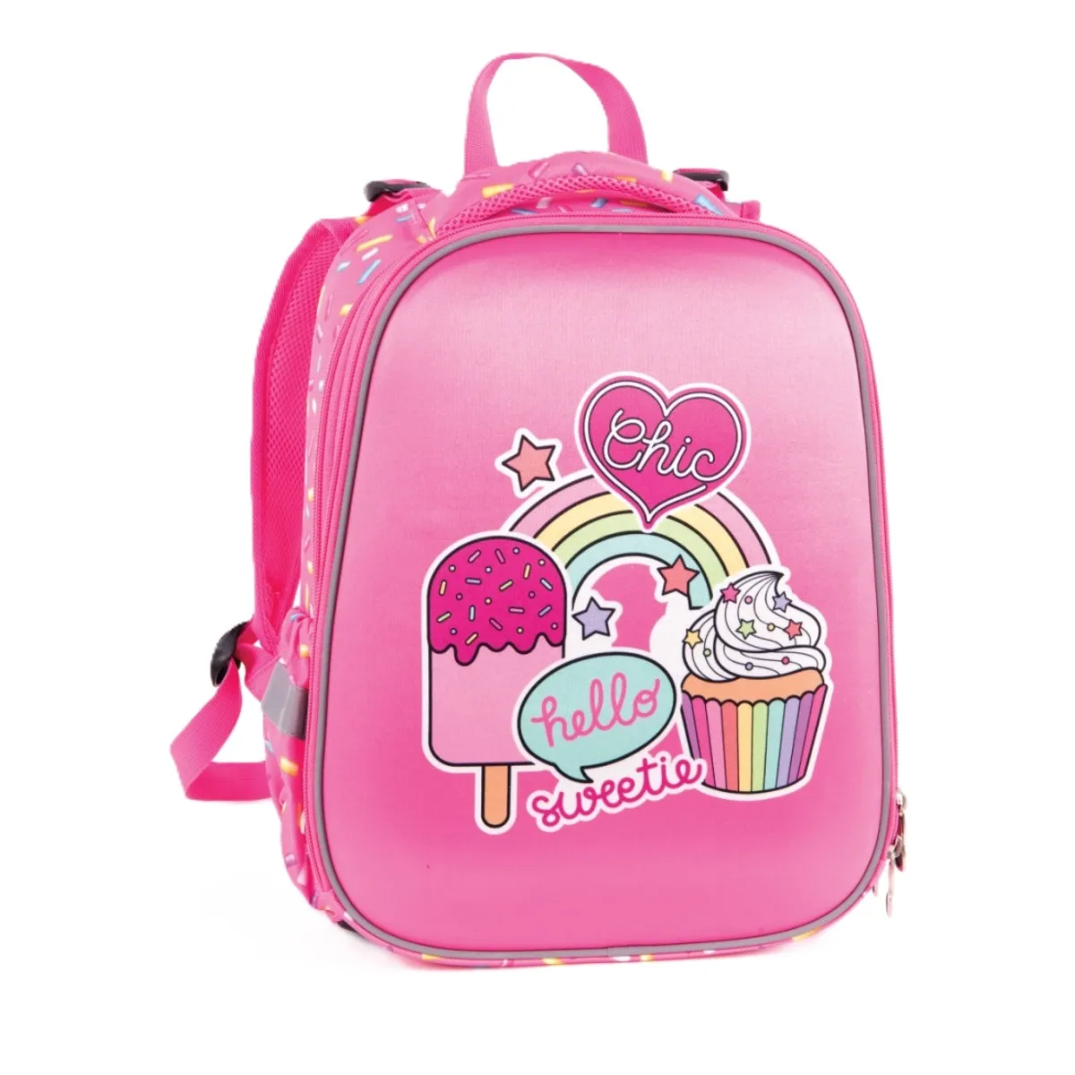 Ученическа раница PULSE Anatomic Cube Hello Swetie, 2 отделения