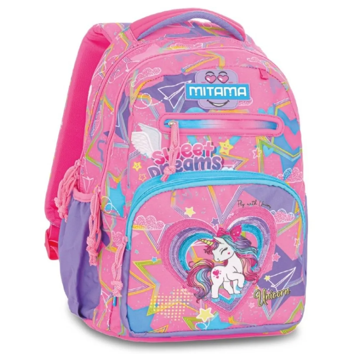 Ученическа раница MITAMA New Plus UniDream, за момиче, 4 отделения
