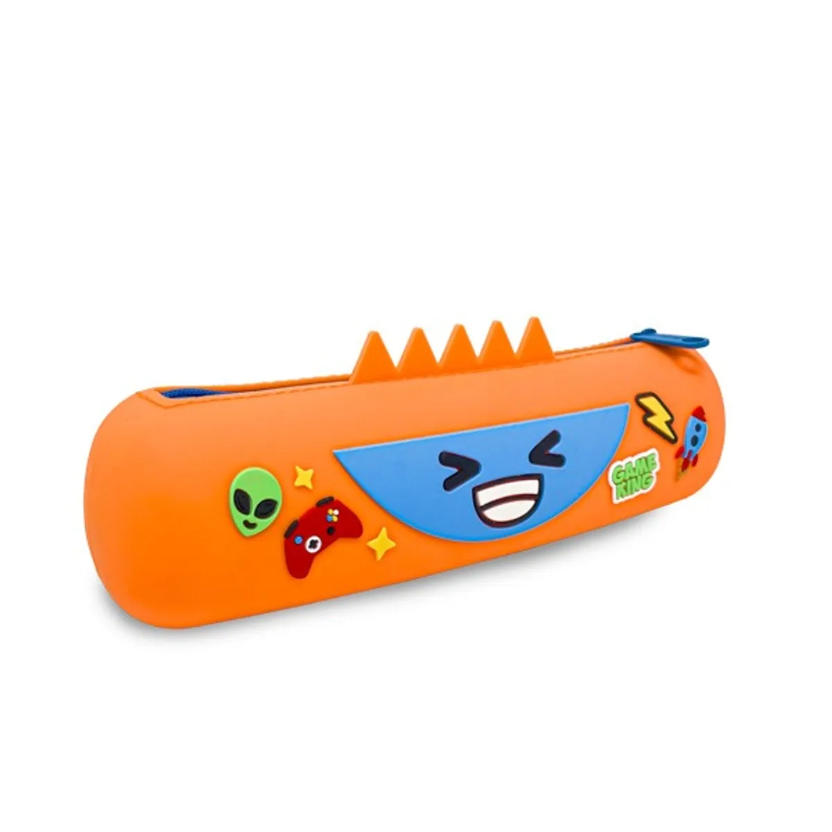 Силиконов несесер MITAMA MITAMINI Orange Game, с цип, 22х6.5 см, оранжев