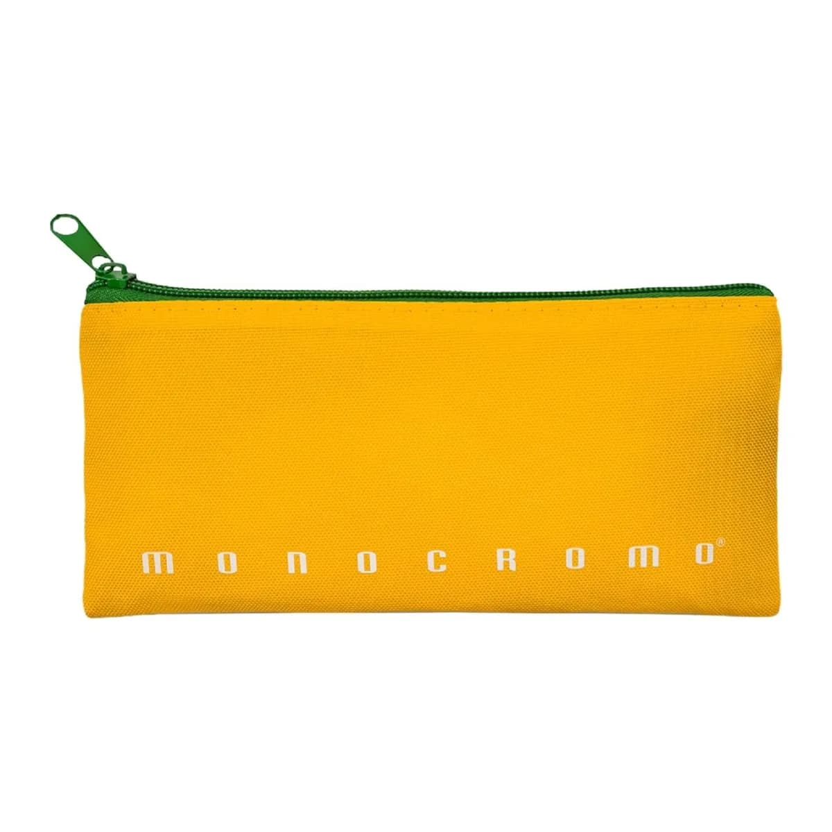 Несесер с едно отделение PIGNA Monocromo Green, текстил, жълт