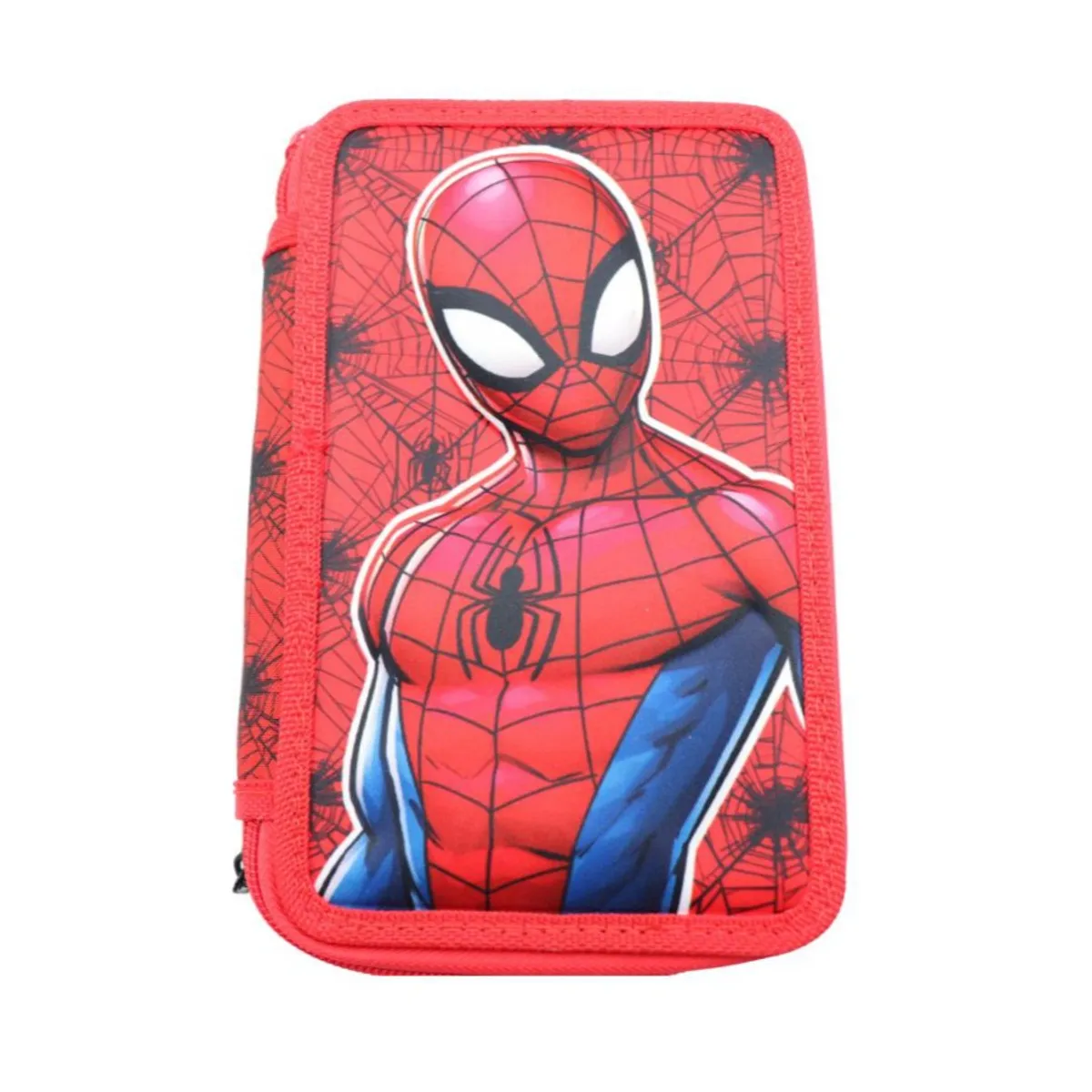 Несесер с пълнеж FILA Spiderman, 43 бр. средства Giotto и Lyra, 3 ципа, 20х6х12 см