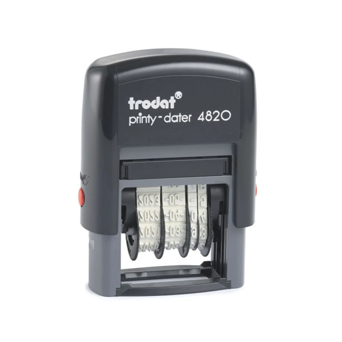 Датник Trodat Printy 4820 с цифри, височина на шрифта 4 мм, син тампон