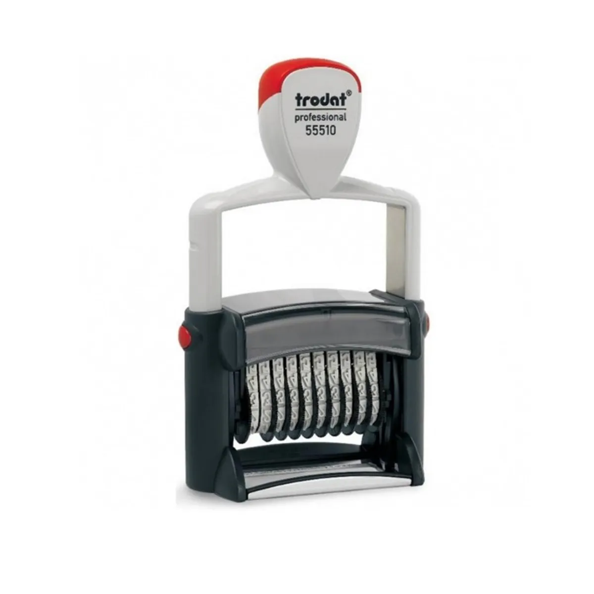 Номератор Trodat Professional 55510, с 10 цифри, височина на шрифта 5 мм, син тампон