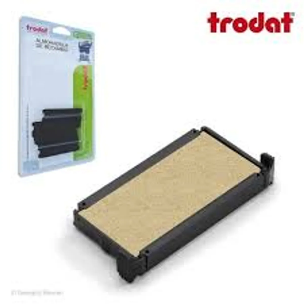 Тампон Trodat 6/4912, за Printy 4912, правоъгълен, 47х18 мм, ненамастилен