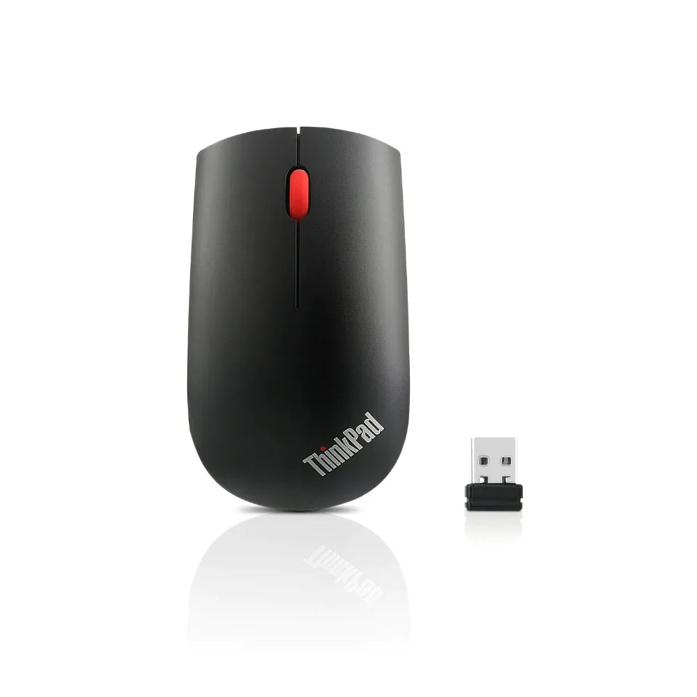 Мишка оптична, безжична, ThinkPad Essential, черна, USB, скрол