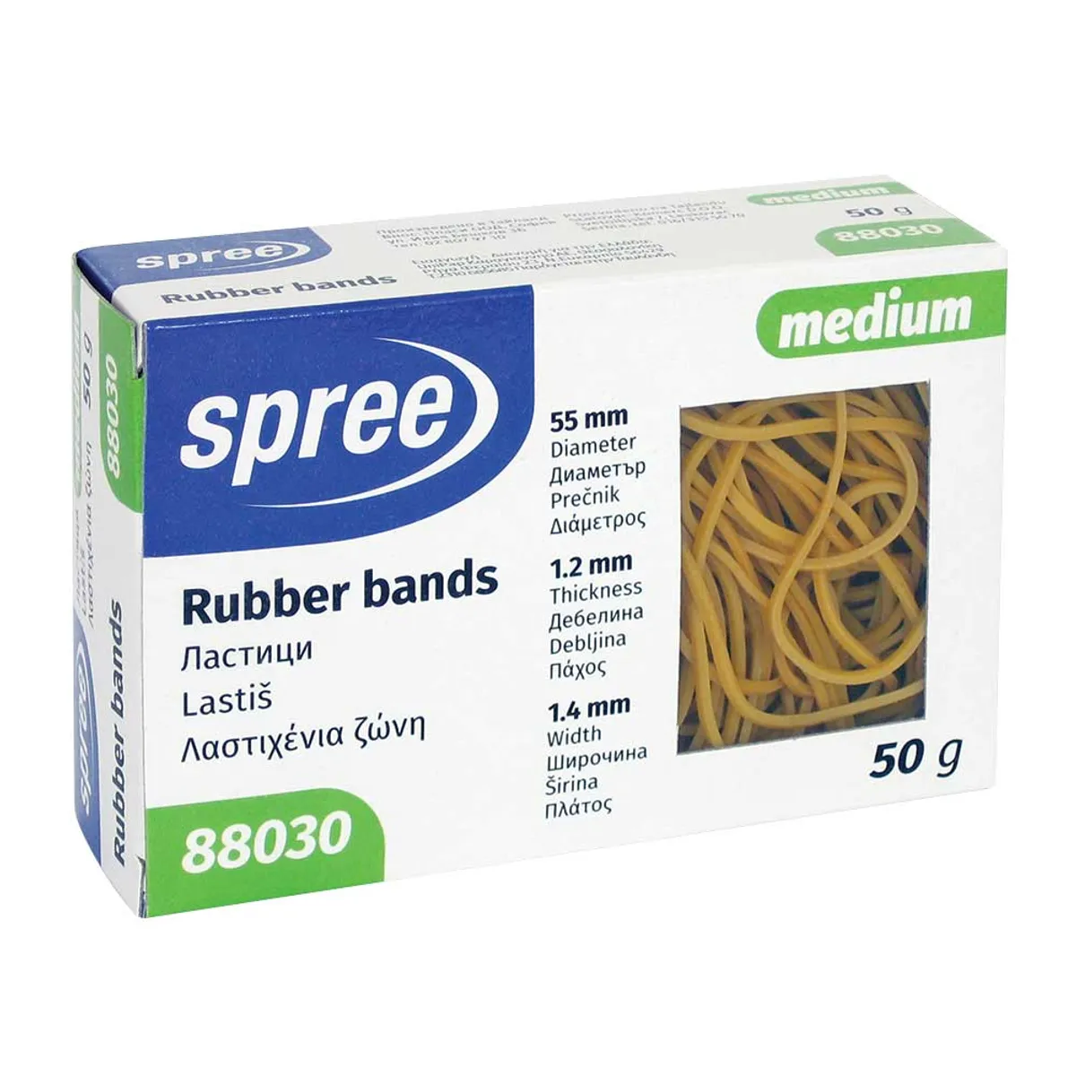 Ластици в кутия Spree - Ф 55 мм - 50 гр -medium