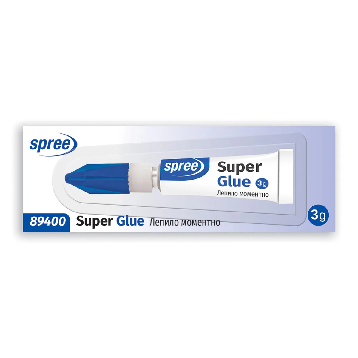 Лепило Spree Super Glue - моментно - 3 гр