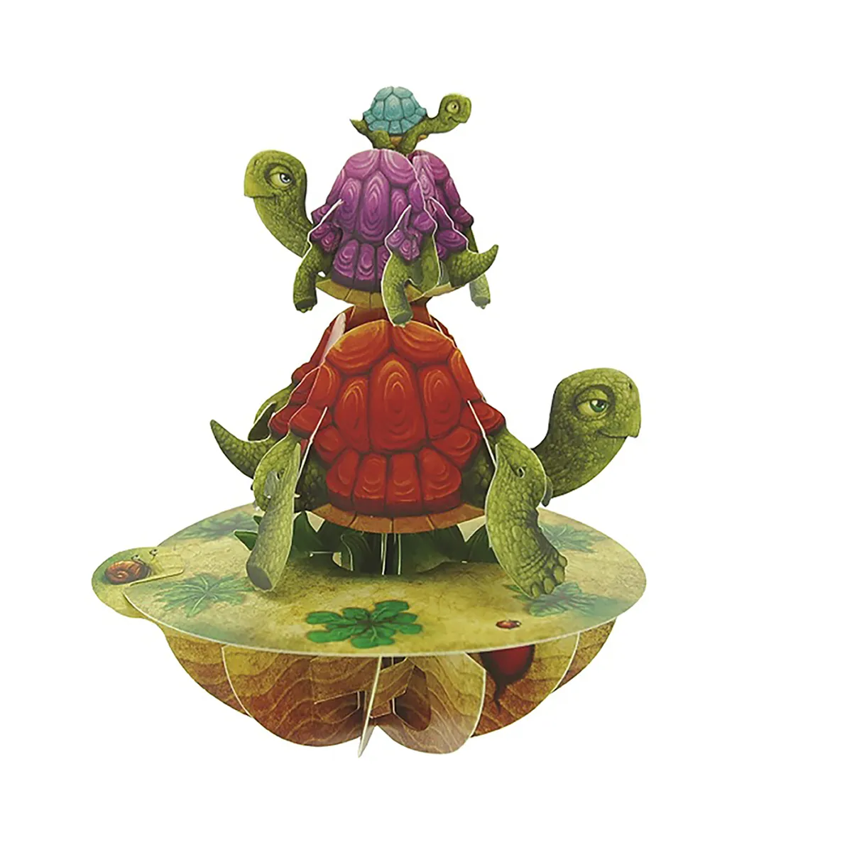 Картичка Balancing Tortoises, Pirouettes