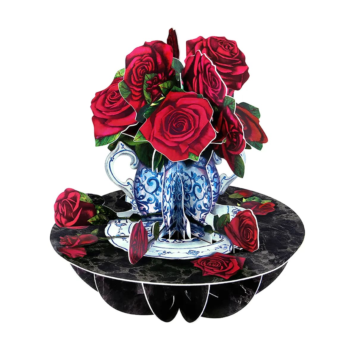 Картичка Roses, Pirouettes