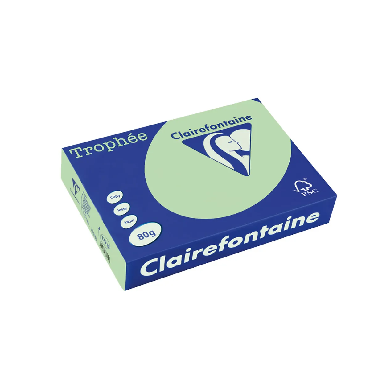 Хартия коп.цв. 500 листа, А4-цвят светло зелен