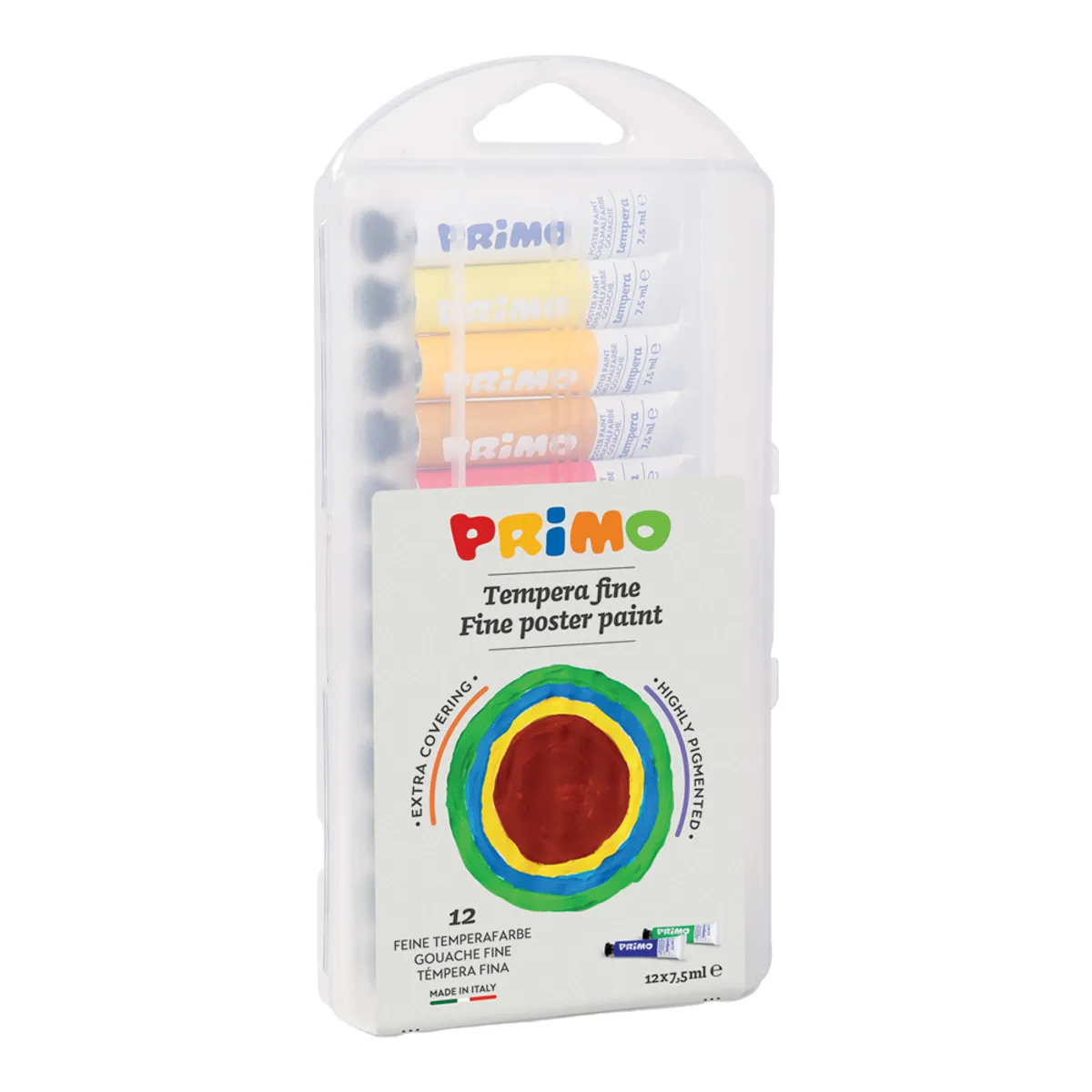 Темперни бои Primo 12 цв.х 7.5 ml в кутия