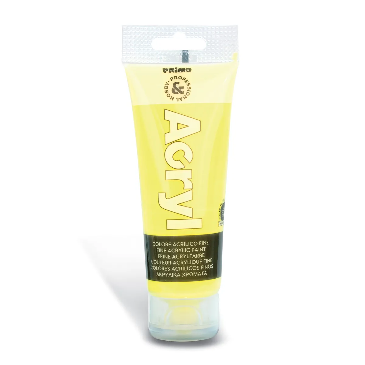 Акрилна боя Primo-75 ml в тубичка - Fluo Yellow