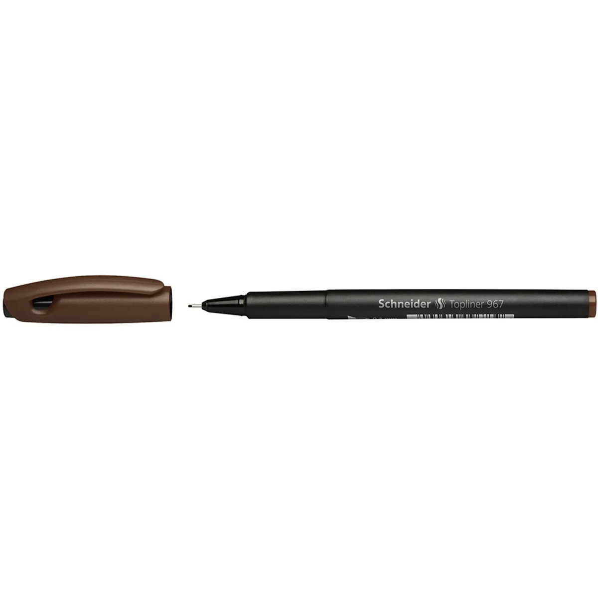 Тънкописец Schneider Topliner 967, 0.4mm- кафяв