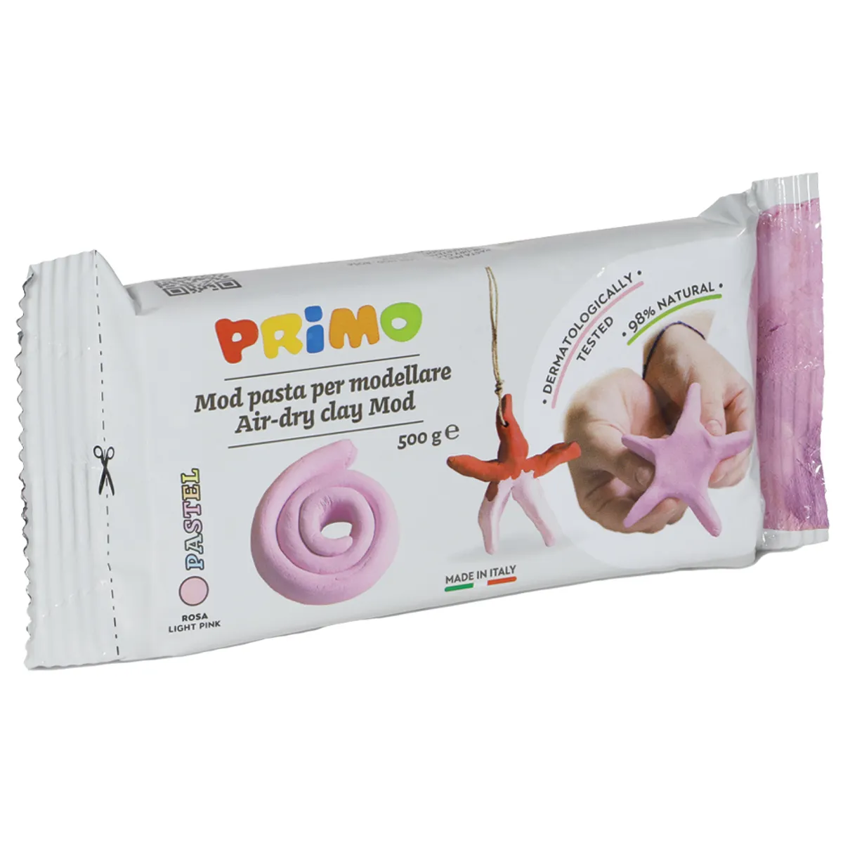 Глина Primo за моделиране-500gr-пастел св.розова