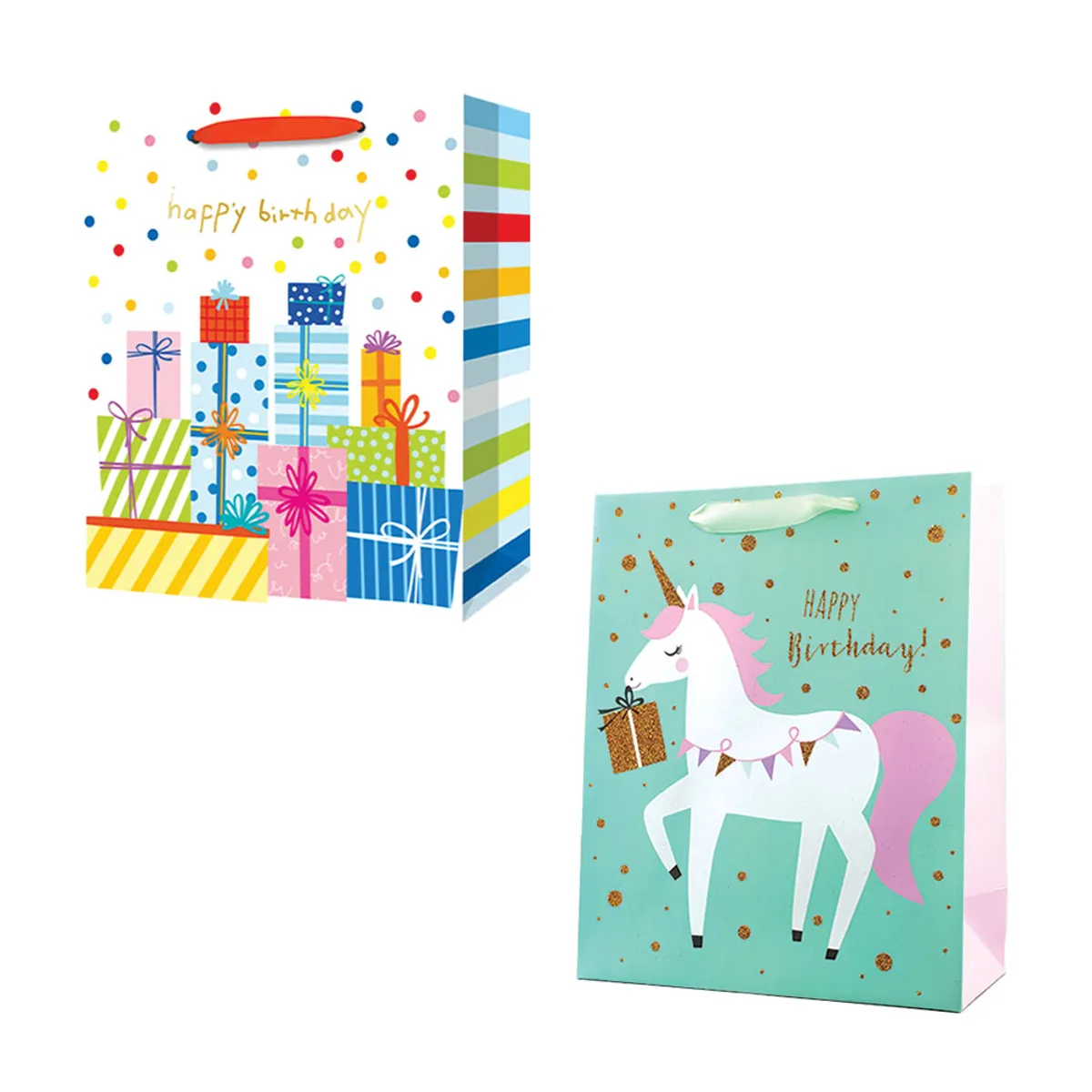 Торбичка подаръчна Spree картон, Birthday Kids-L