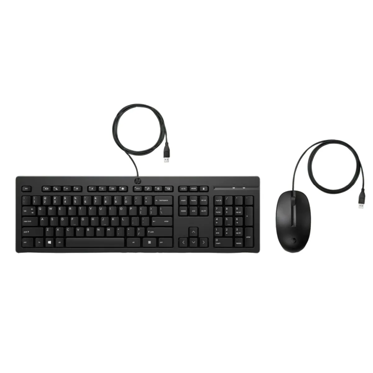 Клавиатура + мишка HP 225, с кабел, USB