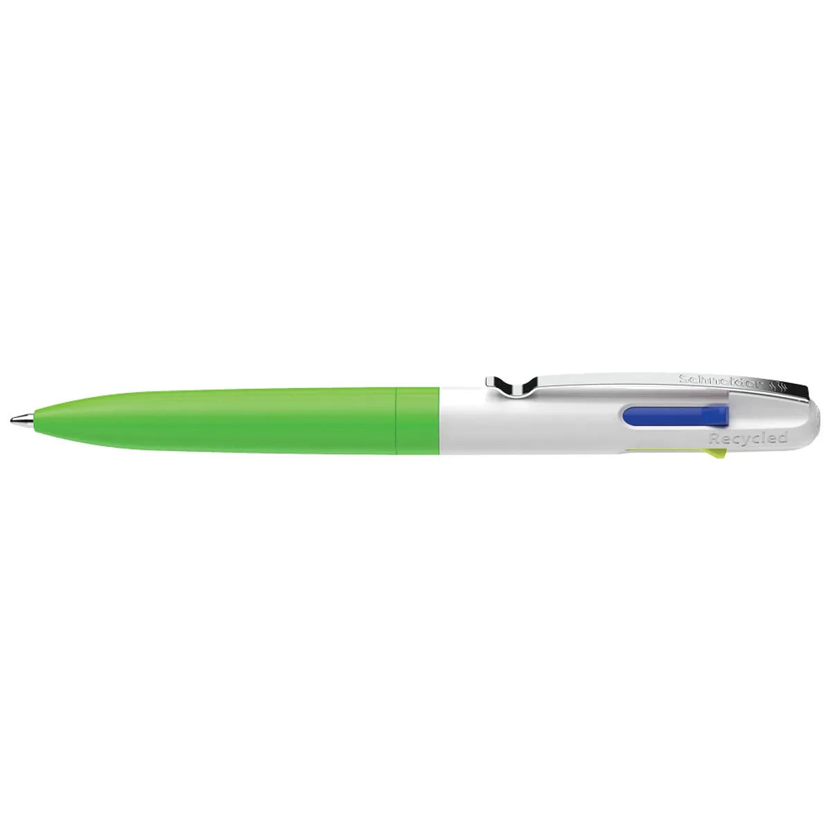 Химикалка Schneider Take 4, Neon, 4 цв, зелен