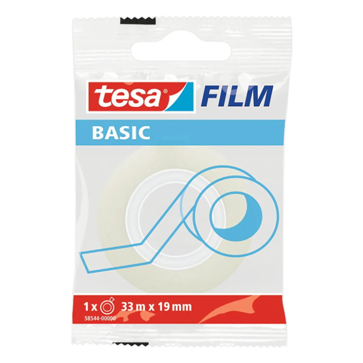 Тиксо Tesa Basic 19/33 м. прозрачно