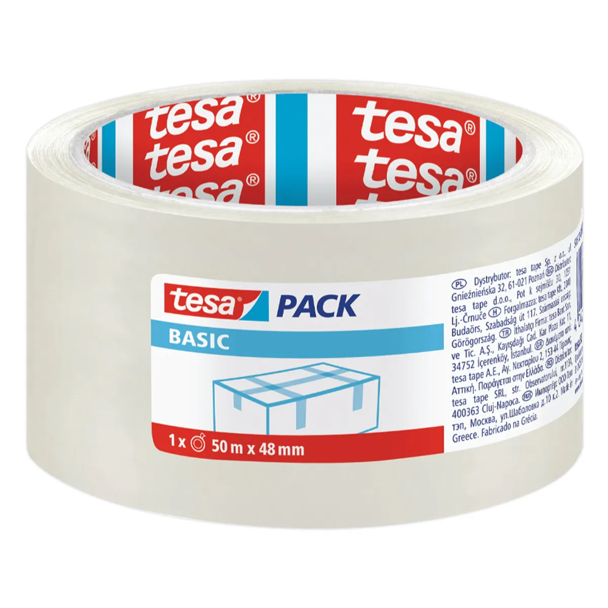 Тиксо Tesa Basic 48/50 м. прозрачно