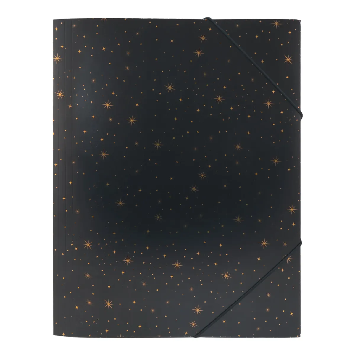 Папка с ластик 235х322 мм, Gold stars