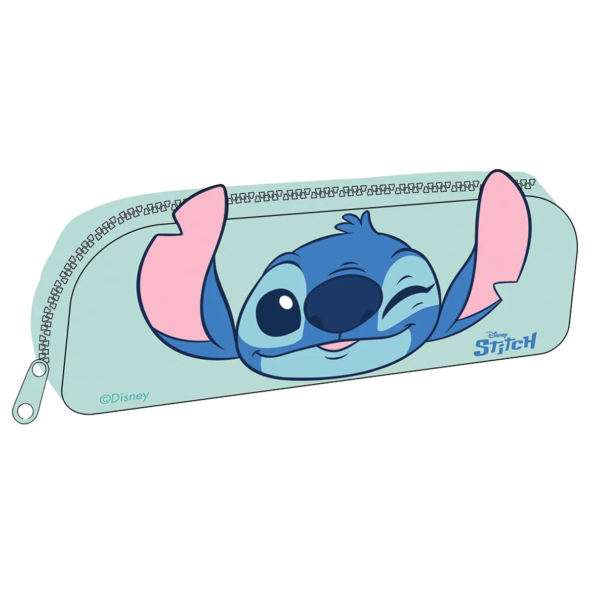 Несесер обемен силиконов Stitch, 4 цвята, 21.5х8x3.5