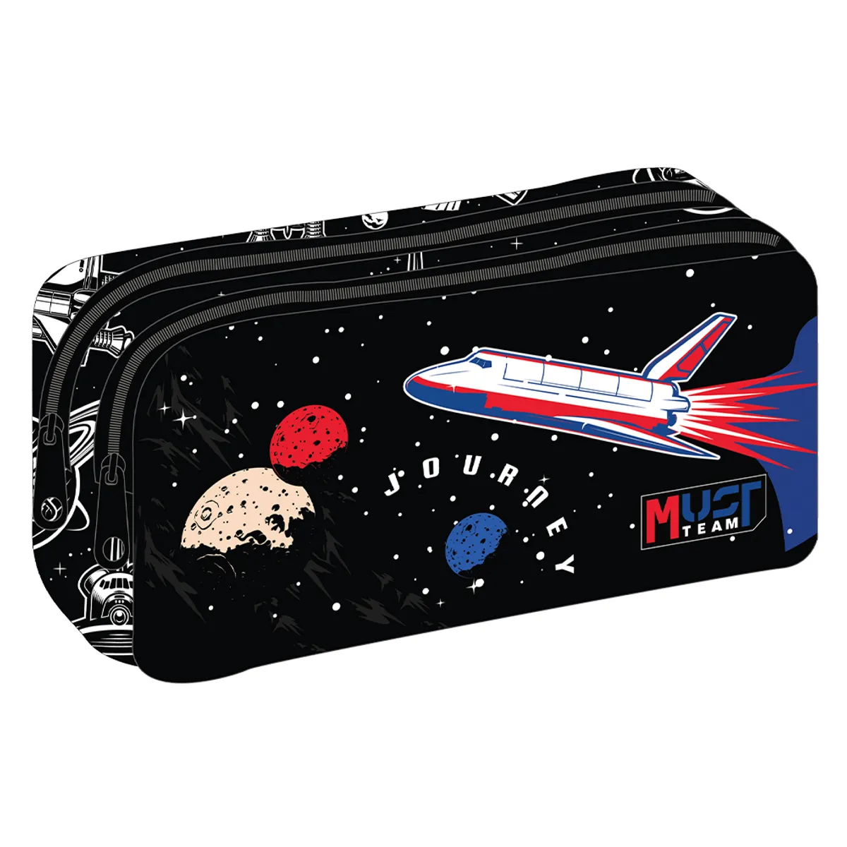 Несесер Must с два ципа Rocket, 20x6x9